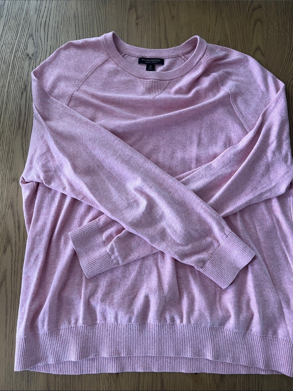 Banana Republic Men’s Lightweight Crewneck Sweater - Pink